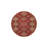Red Diamond Patterned Traditional Geometric Washable Woven Carpet-1192416327