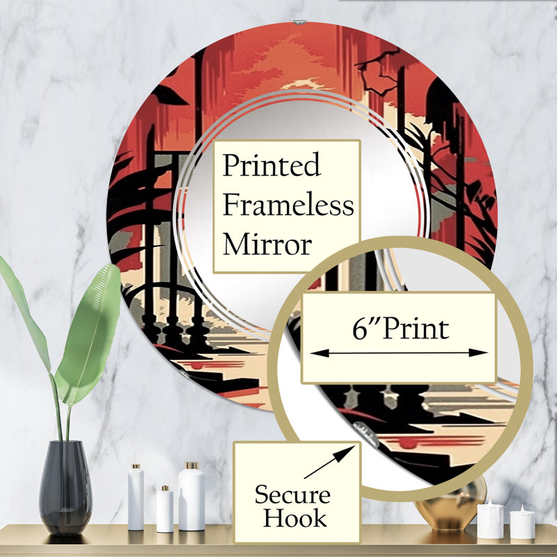 Glessner Circle Wall Mirror, 32" x 32"