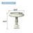 Allaryce Concrete Birdbath