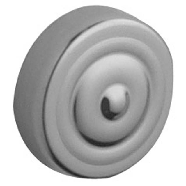 Colonial Screw Cover, 1" H x 1" W x 0.1" D, Lifetime Bright Nickel