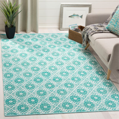 Clemence Hand Woven Performance Geometric Rug