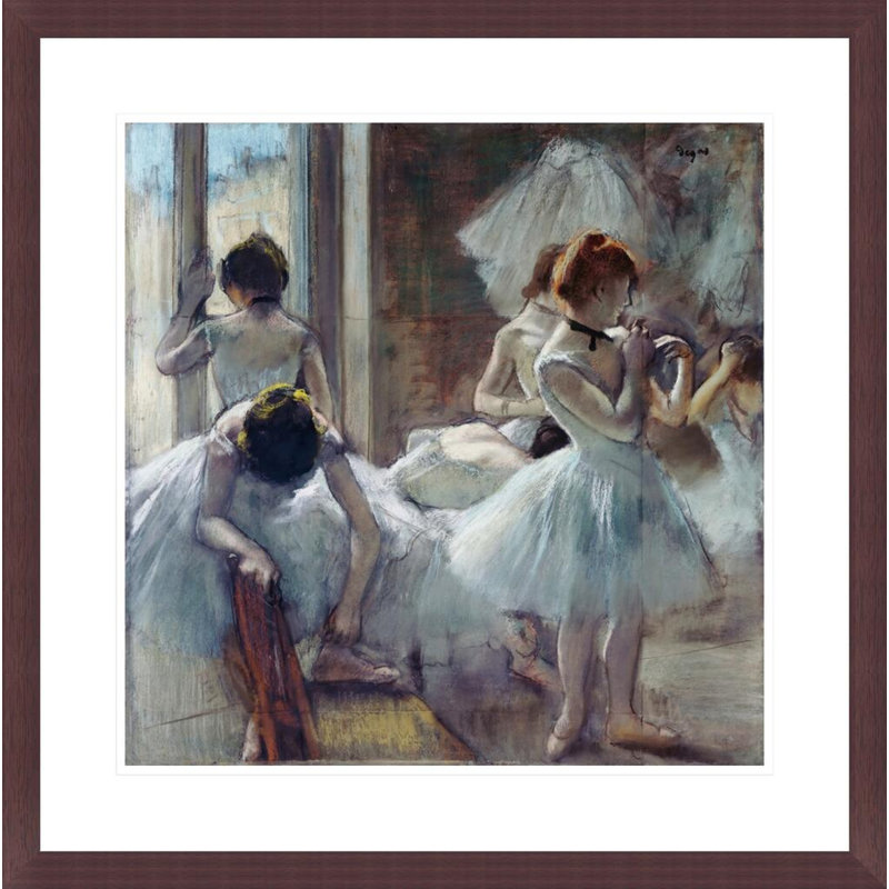 Groupe de danseuses par Edgar Degas, H 23,61 po x l 23,5 po
