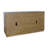 Albemarie 60" Mid-Century Modern Fluted Four Door Sideboard Storage Cabinet-1998331296
