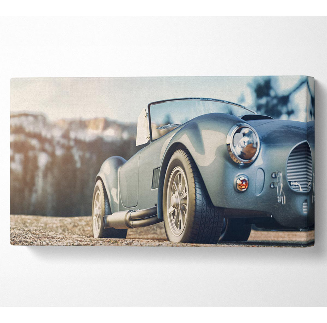 Classic Sports Car Stance - Kunstdrucke auf Leinwand