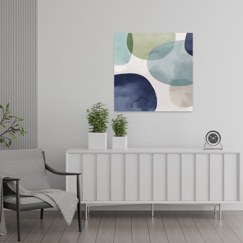 Art mural contemporain abstrait abstrait, H 24 po x l 24 po