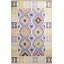 Tapis décoratif à motif géométrique mauve à motif géométrique-557938989