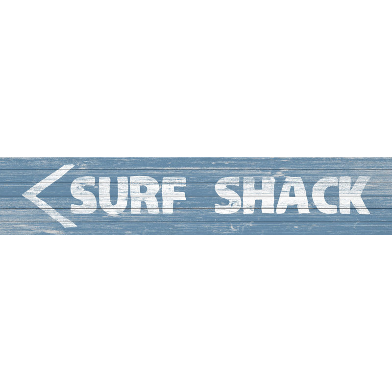 « surf shack », art de texture sur bois