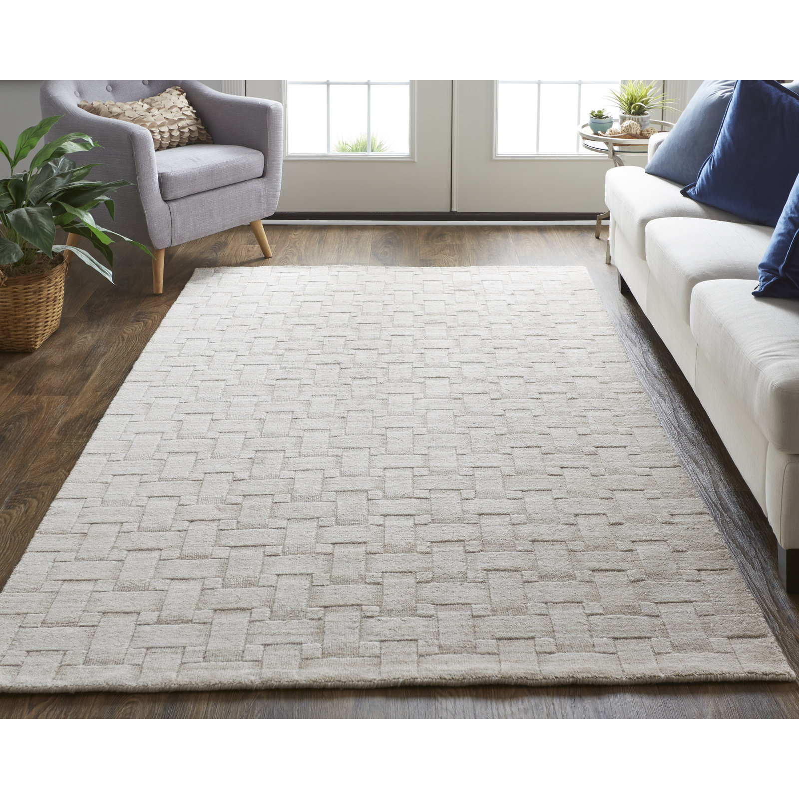 Kentoria Hand-Woven Rug, Rectangle 10' x 14'