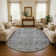 Premium Machine Washable Larock AMF1228 Global Rug