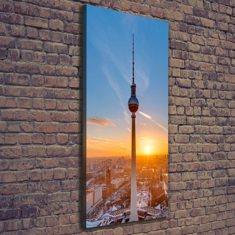 Television Tower - Wrapped Canvas Print