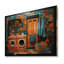 Blanchisserie Popart Room sur impression sur bois-1949645431