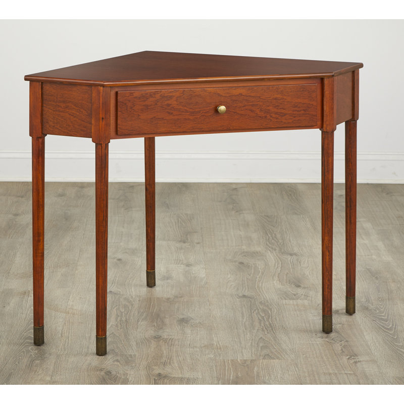 Sykes Solid Wood Writing Desk, Walnut