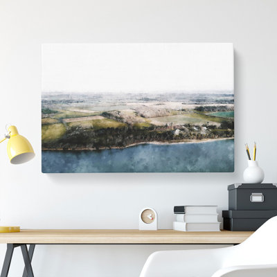 Lepe Beach in Southampton - Wrapped Canvas