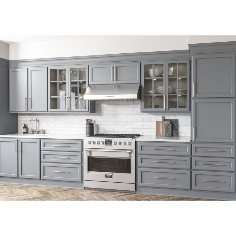 36" Tidal I 700 CFM Convertible Under Cabinet Range Hood in Stainless Steel, 30"
