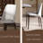 Solid wood sintered stone dining table set-105507412