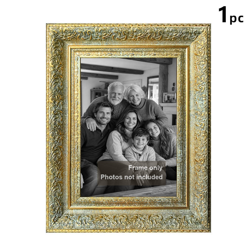 Cadre 8 pi x 10 po pour galerie 1 pièce, Or antique, 1, 8 po x 10 po