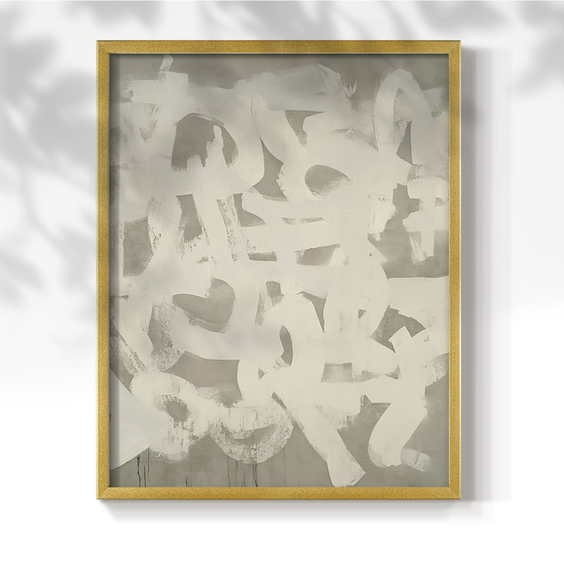 "ABSTRACT Series DCC XXXI" par J Paul, H 29 po x l 23 po, Doré