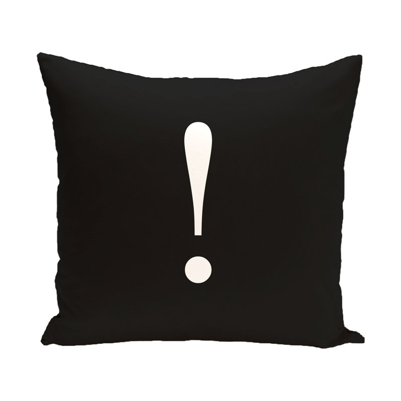 Exclaim Square Pillow Cover & Insert, 20" H x 20" W x 2" D