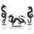 Haku Handmade and Hand Finishing Iron Abstract and Sport Figurine / Sculpture Decorative Object-96187677