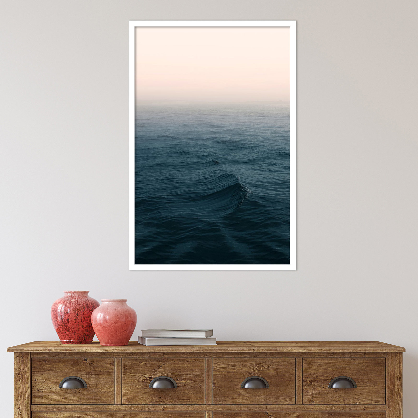 Ocean 5 Photo Print by Ian Winstanley, White, 22" W x 33" H