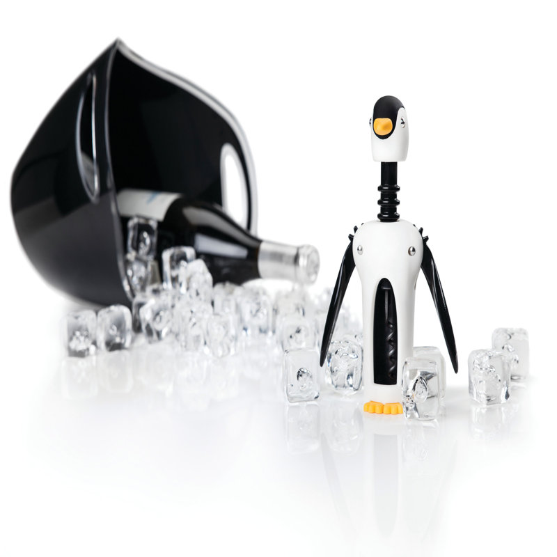 Penguin Design Soft-Touch Winged Corkscrew Wine Opener