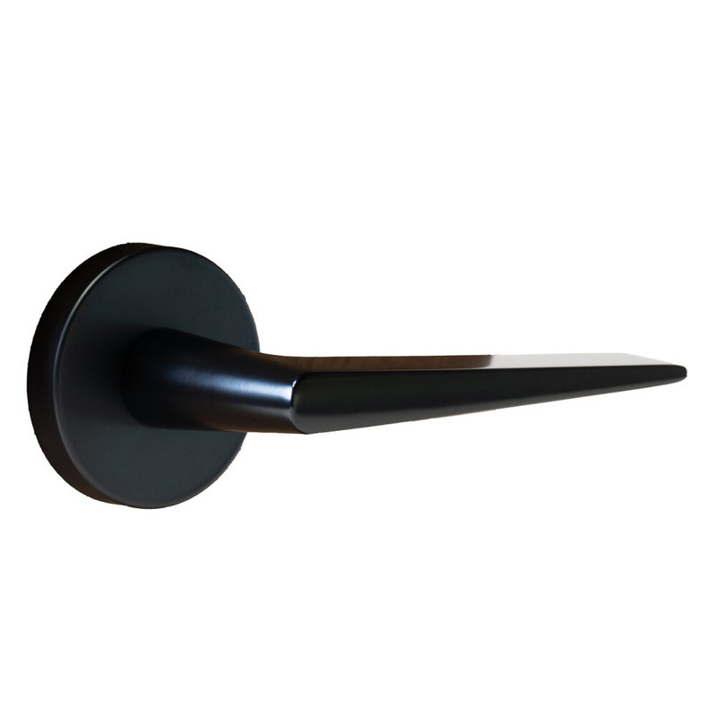 Ensemble d'intimité Alpine avec levier rond 16 po Alpine, Noir satiné, 2 3/8"
