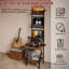 Manufactured Wood,Metal 144cm H Media Shelves-985049360