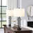 26.5'' Traditional Black Metal Table Lamp With Usb For Living Room/Bedroom