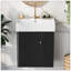 Meuble-lavabo flottant 21,6 po avec lavabo en céramique, rangement à gauche-394355290