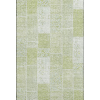 Premium Machine Washable Cerrito Aloe Rug
