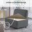 Latitude Run 3 - Piece Living Room Set - Modular Sleeper Sectional with Ottoman - L-Shaped Convertible Sofa Bed for Small Spaces-881111556