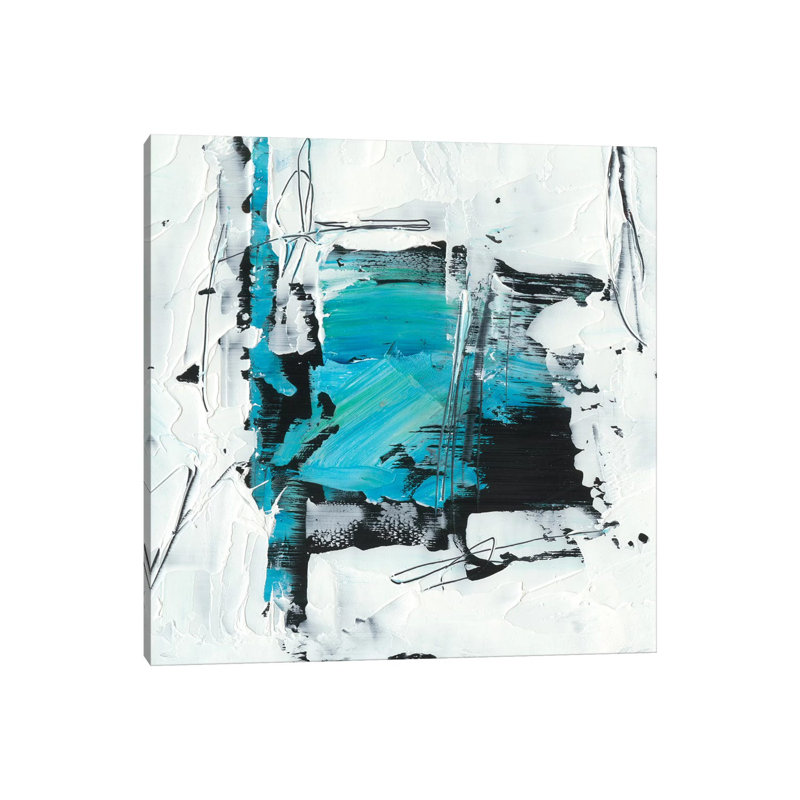 «Kinetic Form I» par Ethan Harper - reproduction d'art, H 26 po x l 26 po x P 1,5 po, Toile tendue, Pas de tapis