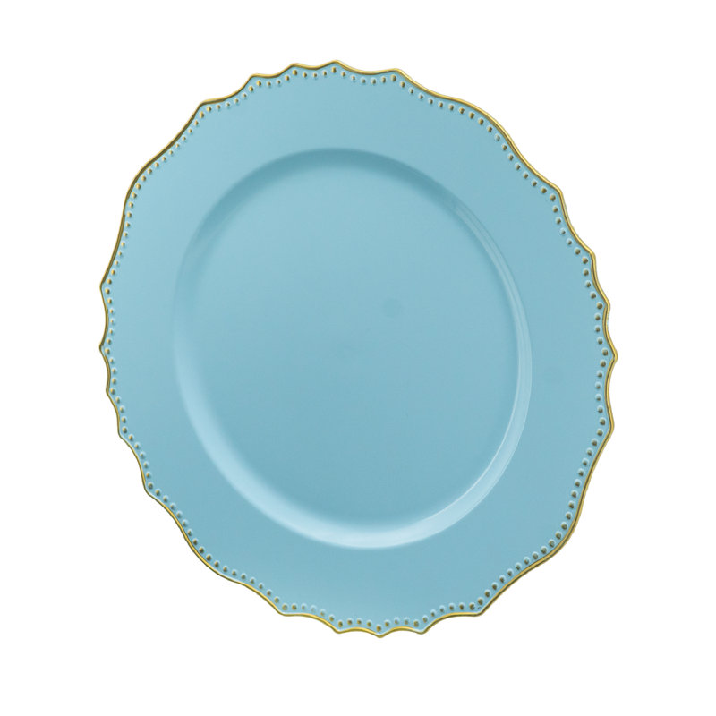 Ensemble de 8 assiettes décoratives Dumel, Bleu clair, 8 Pieces