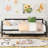 Metal Daybed With Adjustable Trundle, Pop Up Trundle-1765906884