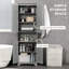 Bathroom Storage Cabinet with Doors and Shelf Adjustability-1580704237