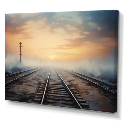 Scullin Train Transcendent Traces sur toile