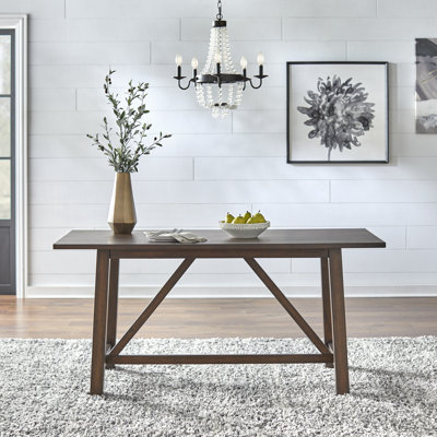 Solid Wood Base Dining Table