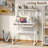 2-Tier Computer Desk with Keyboard Tray for Small Spaces 28 Inch Home Office Desk Computer Workstation Modern Writting Table,-598298659