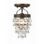 Plafonnier semi-encastré 1 lumière 7,25 po Freddy-851735347