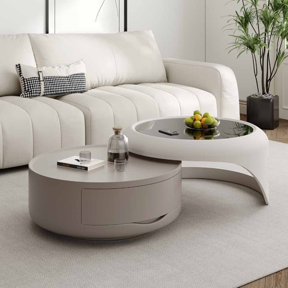 Bkoksety New style retractable creative round tea table | Wayfair