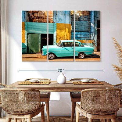 Mehar Turquoise Opel Cuban Car