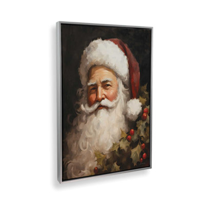 «Holly Jolly Santa» par Jo Moulton, reproduction d'art