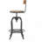 Adjustable Height Swivel Bar Stool, with Beech