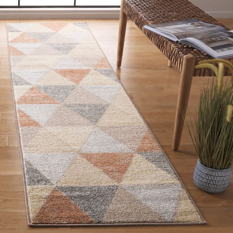 Phoenix 500 Performance Geometric Rug, Runner 2'2" x 9'