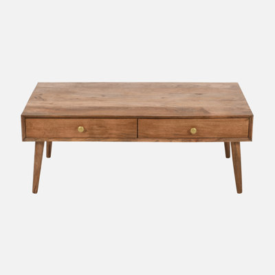 Austreng 48"x24"x18" Mid-century Rectangle Coffee Table With Storage