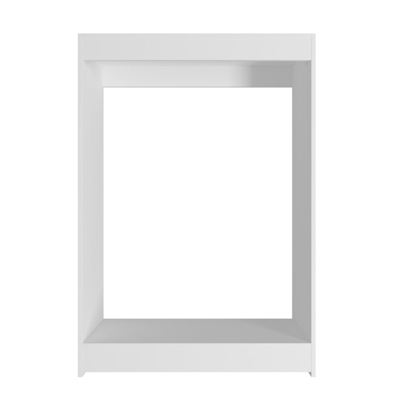 Double Hanging Closet Unit Closet System, 46" x 31.5" x 14", White