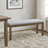 Hadubert Fabric Upholstered Bench