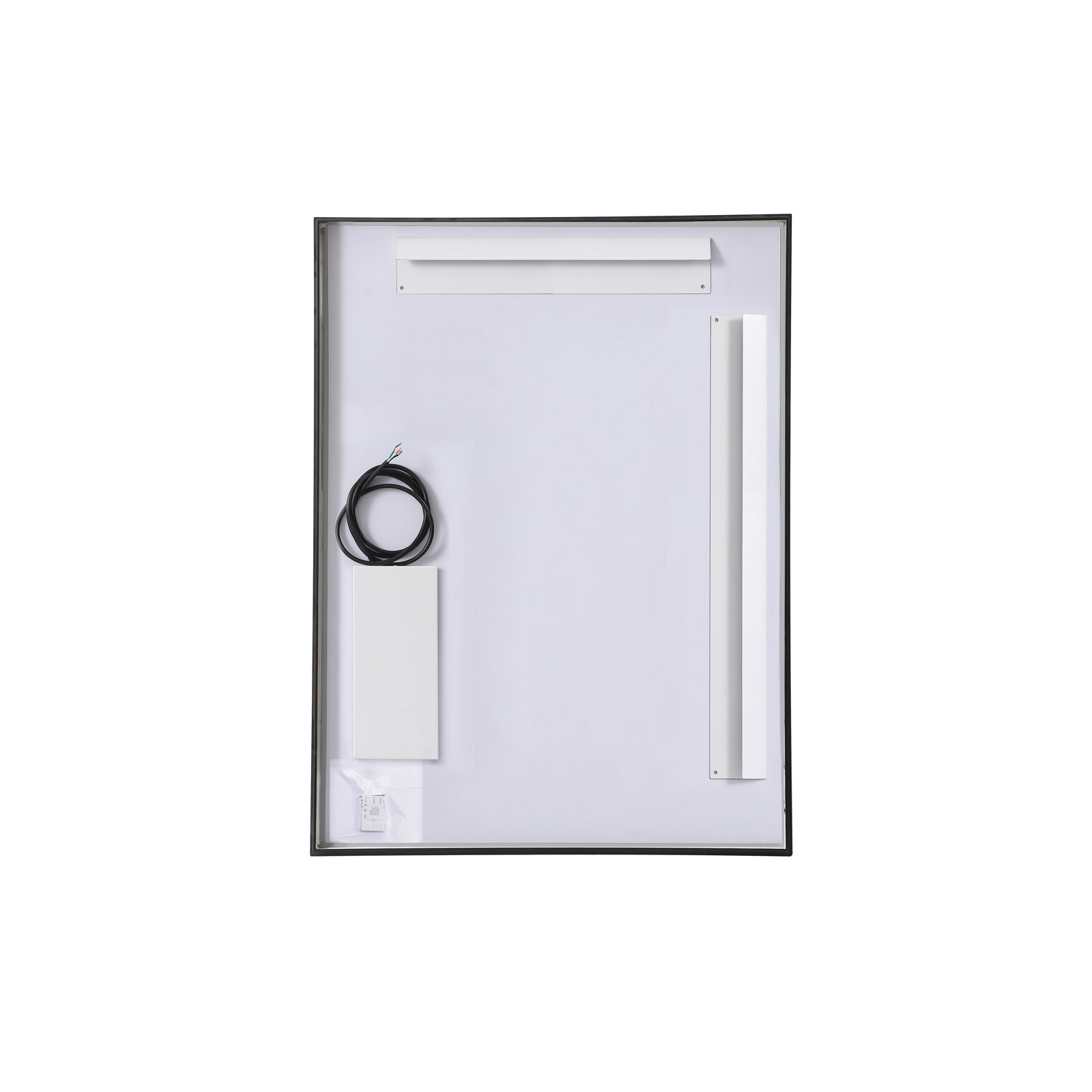 Piche Aluminium Mirror, 30" x 40", Black