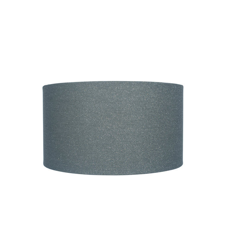 Lorinda Drum Lamp Shade ( Uno ), 20cm H x 35.5cm W x 35.5cm D, Silver