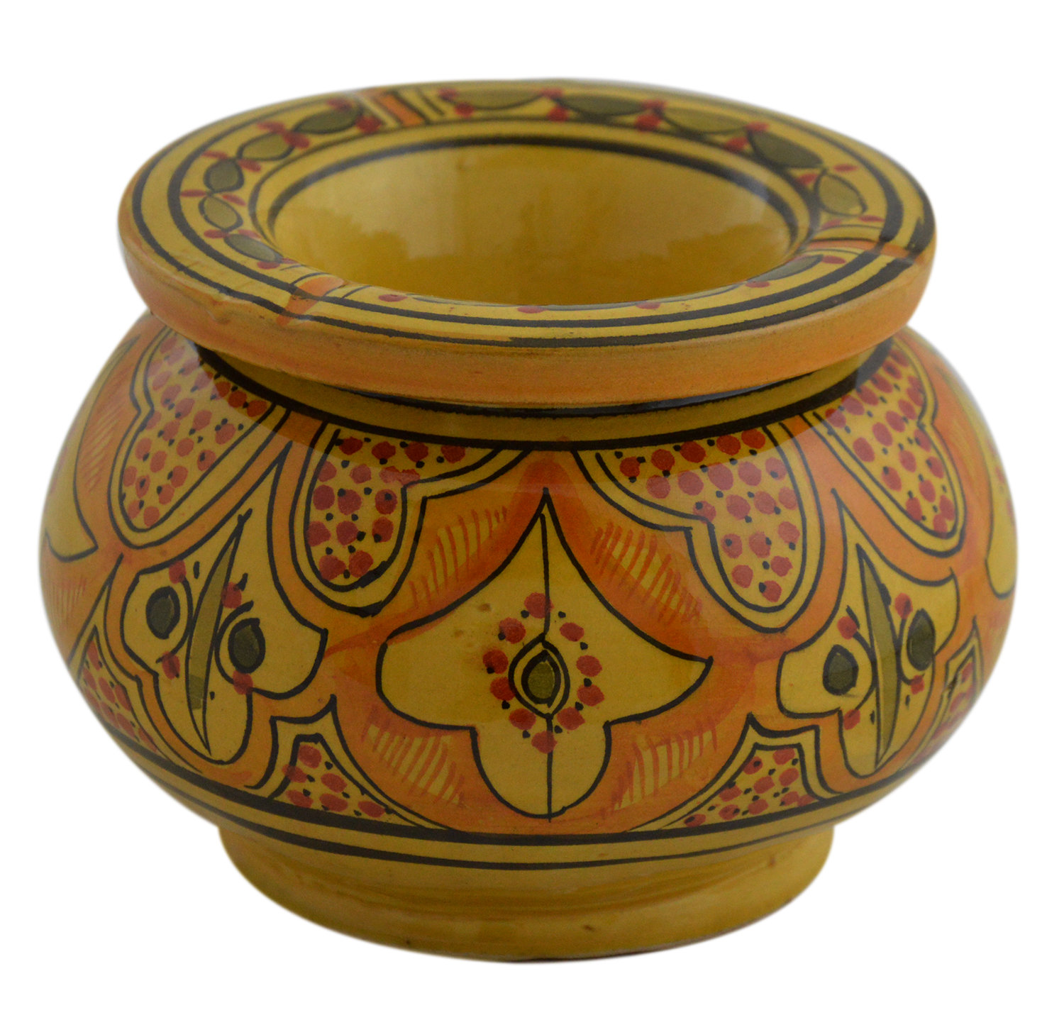 Moroccan ceramic ashtray.